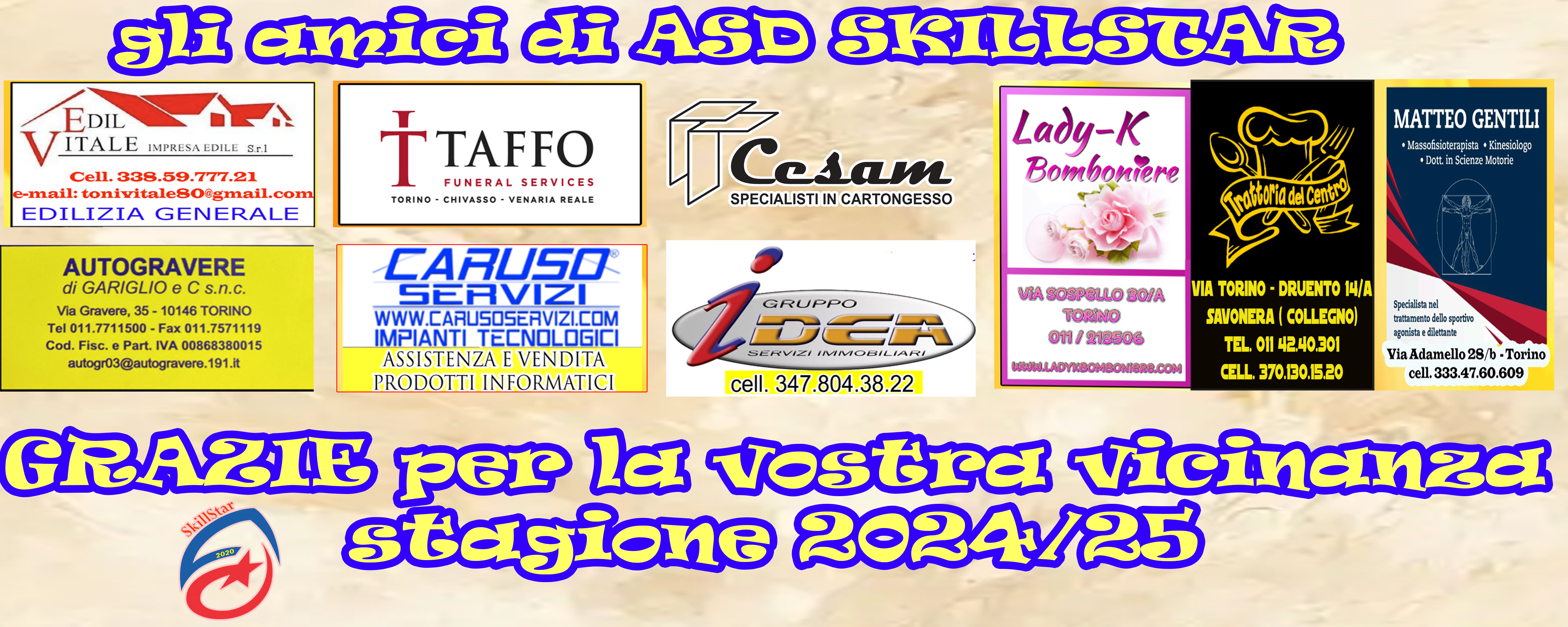 TABELLONE AMICI DI SKILLSTAR
