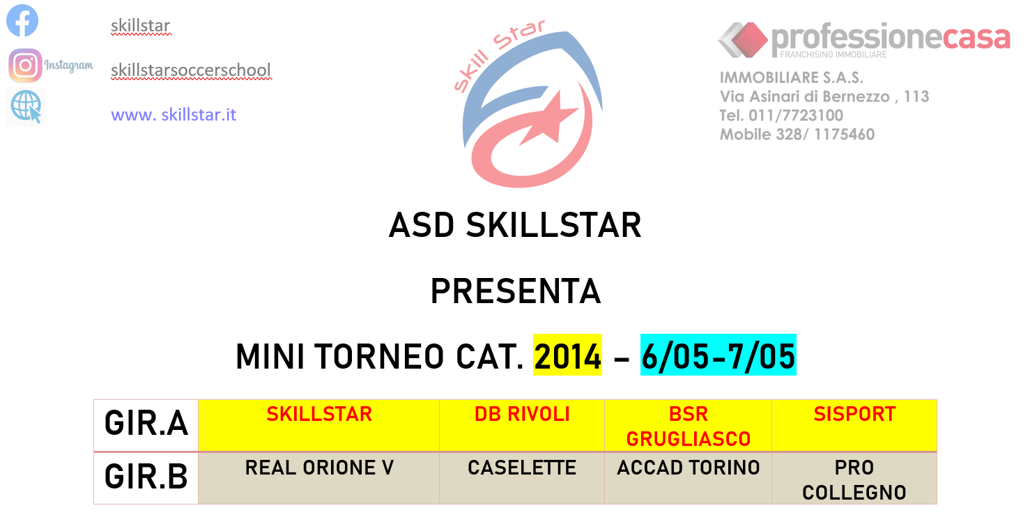 PROFESSIONECASA PRESENTA TORNEO 2014 - ORG SKILLSTAR